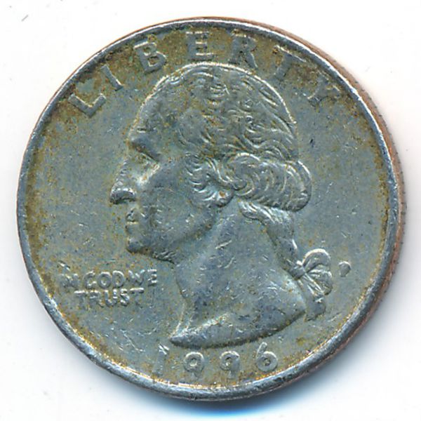 США, 1/4 доллара (1996 г.)