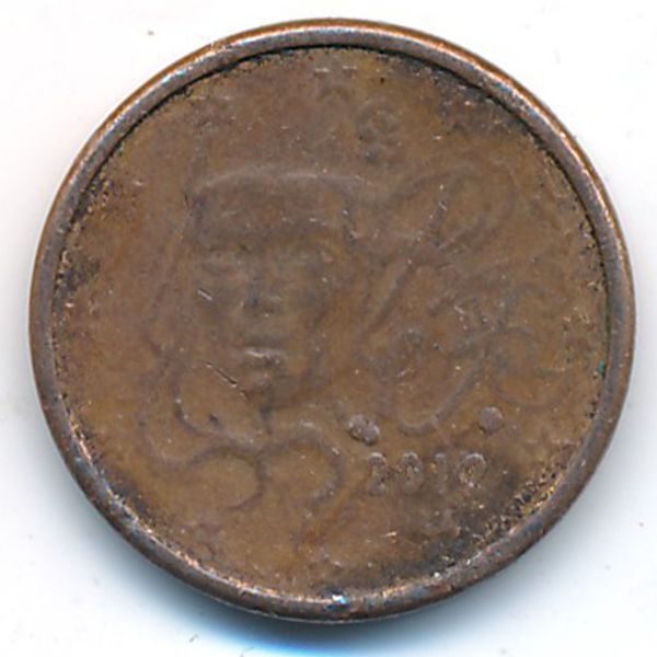 Франция, 1 евроцент (2012 г.)