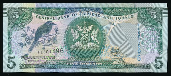 Тринидад и Тобаго, 5 долларов (2006 г.)