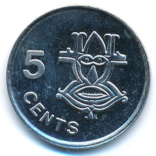 Соломоновы острова, 5 центов (1993 г.)