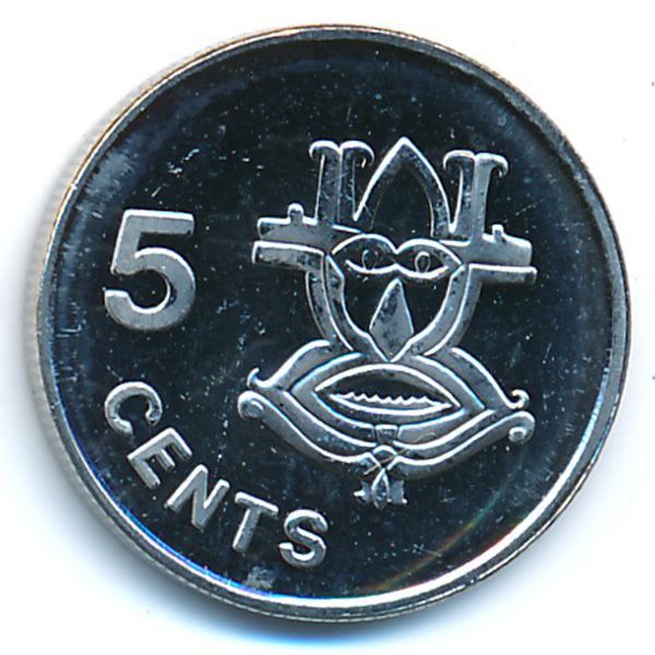 Соломоновы острова, 5 центов (2005 г.)