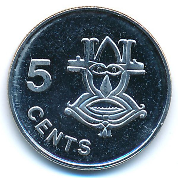 Соломоновы острова, 5 центов (2005 г.)
