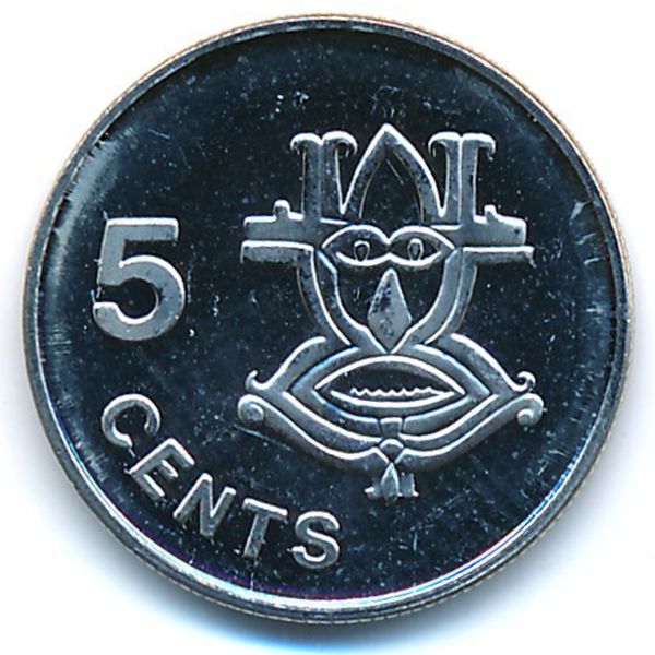 Соломоновы острова, 5 центов (2005 г.)