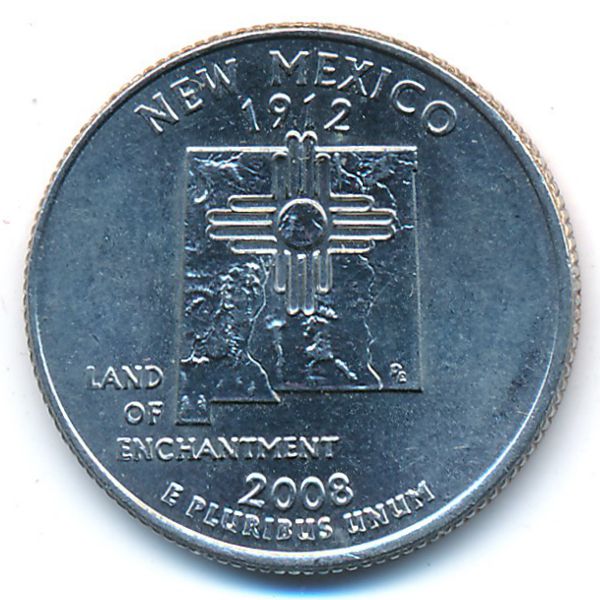 США, 1/4 доллара (2008 г.)