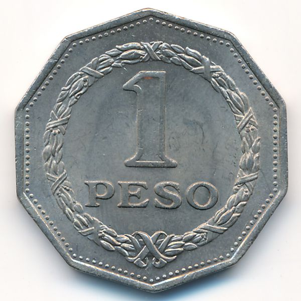 Колумбия, 1 песо (1967 г.)