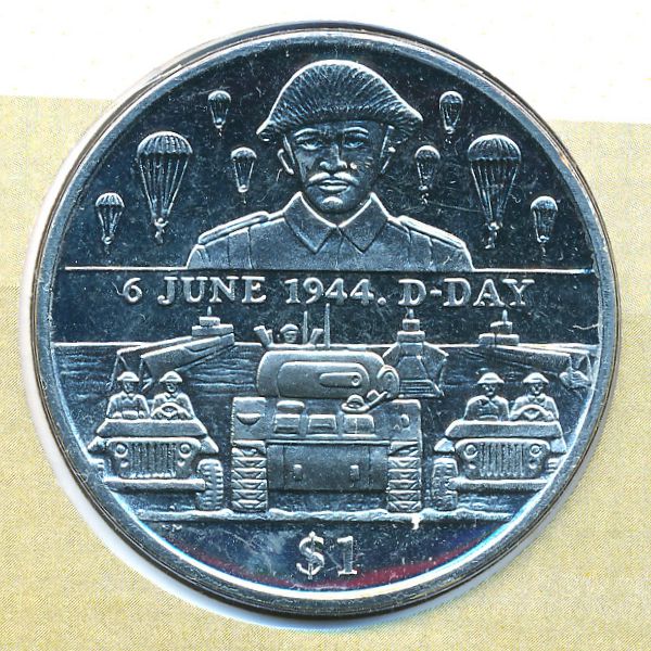 Виргинские острова, 1 доллар (2004 г.)