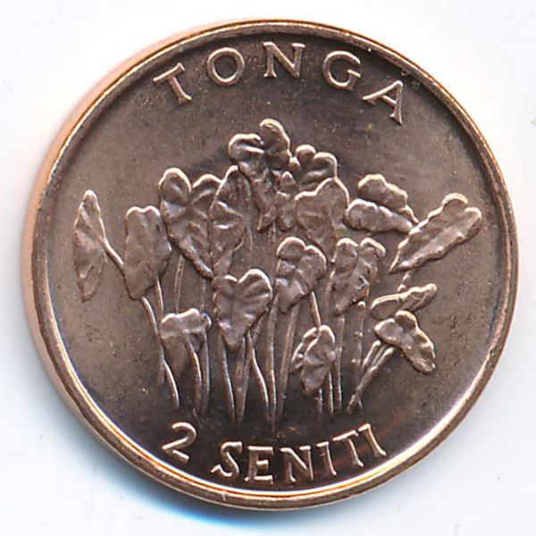 Тонга, 2 сенити (2002 г.)