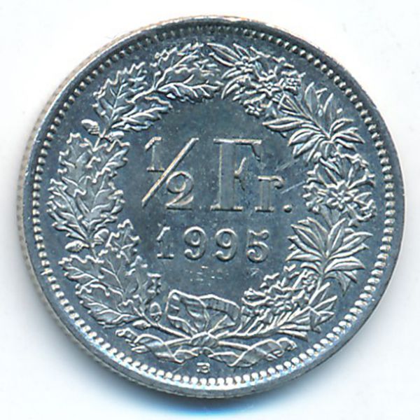 Швейцария, 1/2 франка (1995 г.)