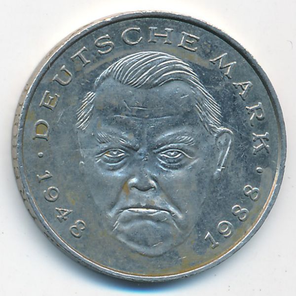 ФРГ, 2 марки (1988 г.)