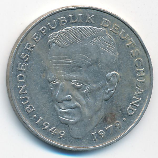 ФРГ, 2 марки (1988 г.)