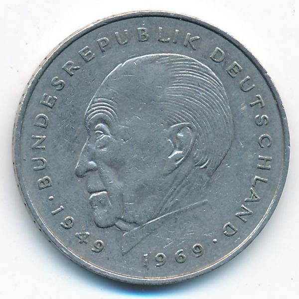 ФРГ, 2 марки (1977 г.)