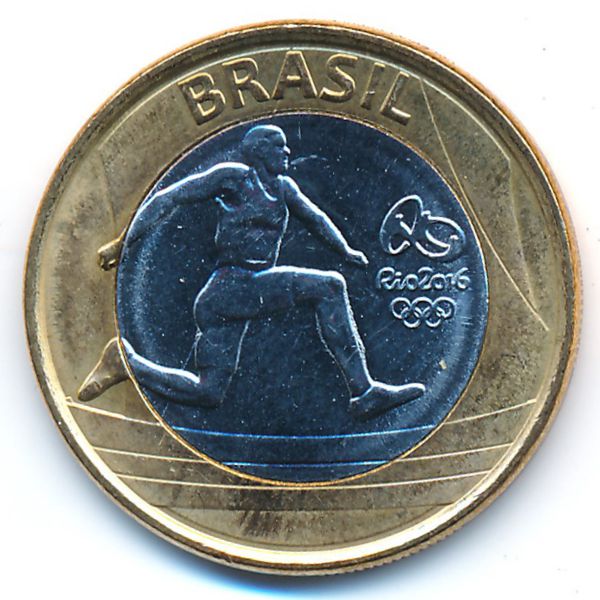 Бразилия, 1 реал (2014 г.)