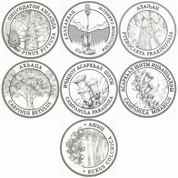 Республика Абхазия, Набор монет (2020 г.)