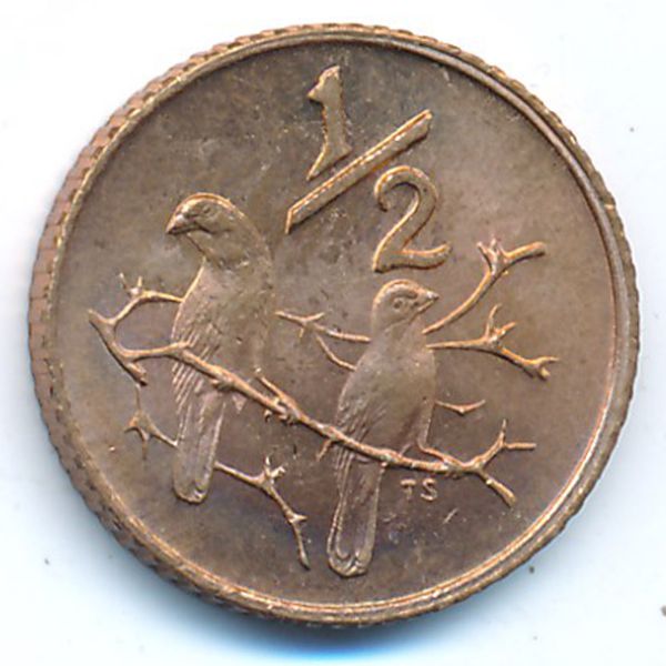 ЮАР, 1/2 цента (1970 г.)