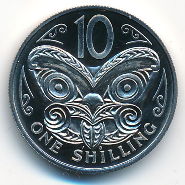 Новая Зеландия, 10 центов (1968 г.)