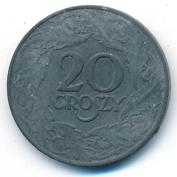 Польша, 20 грошей (1923 г.)