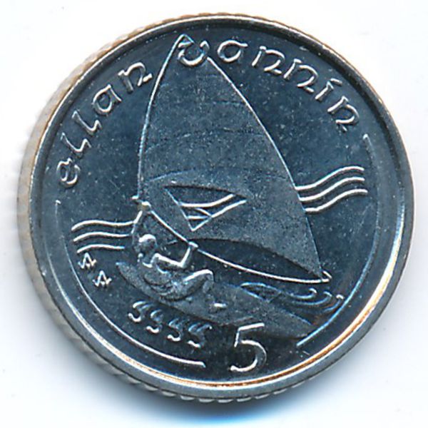 Остров Мэн, 5 пенсов (1993 г.)