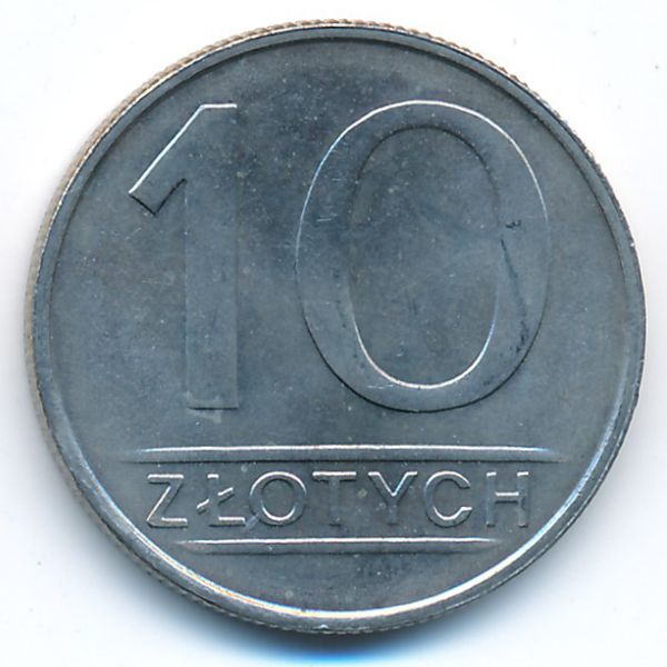 Польша, 10 злотых (1985 г.)