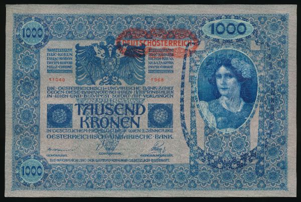 Австрия, 1000 крон (1902 г.)