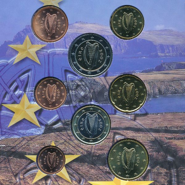 Ирландия, Набор монет (2002 г.)