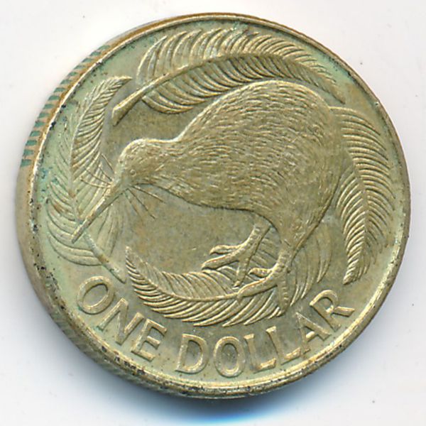 Новая Зеландия, 1 доллар (1990 г.)