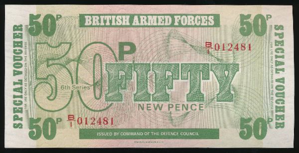 Великобритания, 50 новых пенсов (1972 г.)