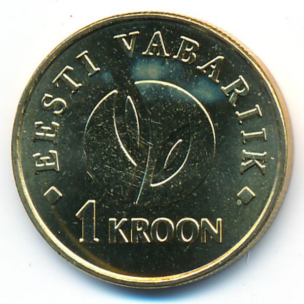 Эстония, 1 крона (2008 г.)