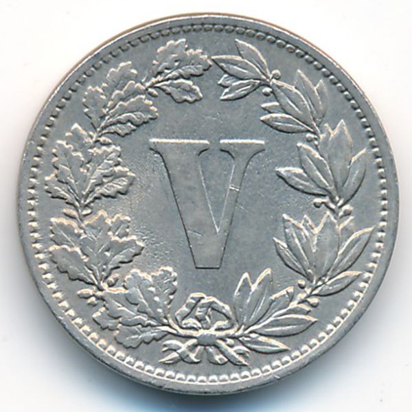 Мексика, 5 сентаво (1882 г.)