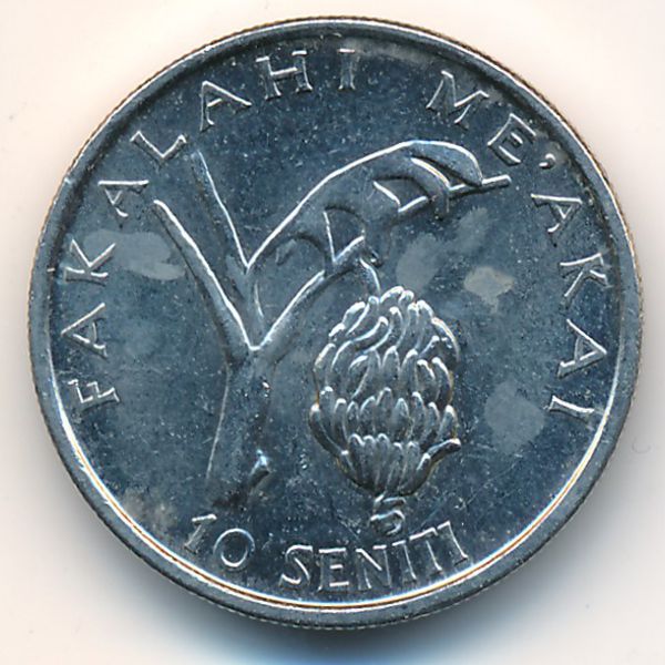 Тонга, 10 сенити (2002 г.)