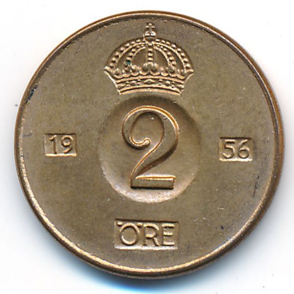 Швеция, 2 эре (1956 г.)