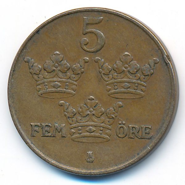 Швеция, 5 эре (1950 г.)
