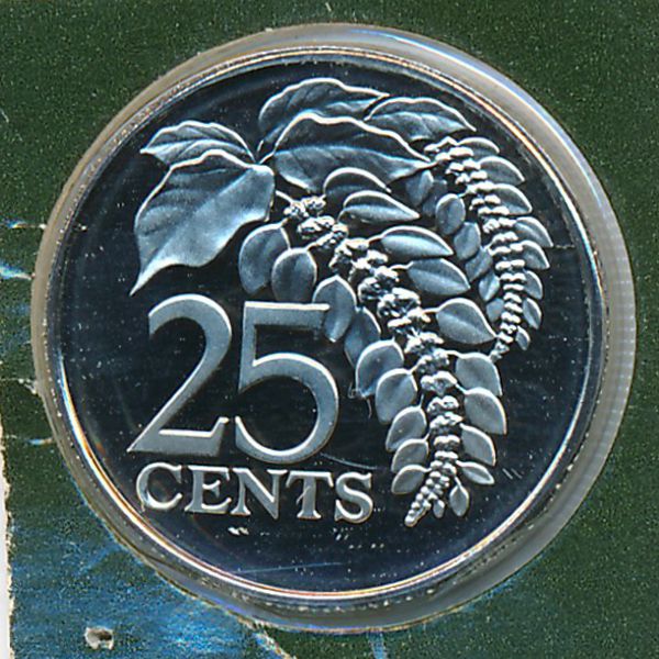 Тринидад и Тобаго, 25 центов (1979 г.)