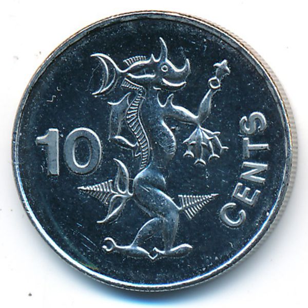 Соломоновы острова, 10 центов (2005 г.)
