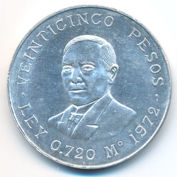 Мексика, 25 песо (1972 г.)
