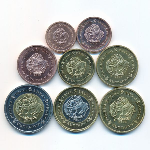 Болгария., Набор монет (2003 г.)