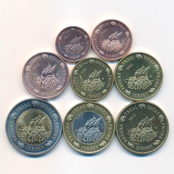 Джерси, Набор монет (2003 г.)