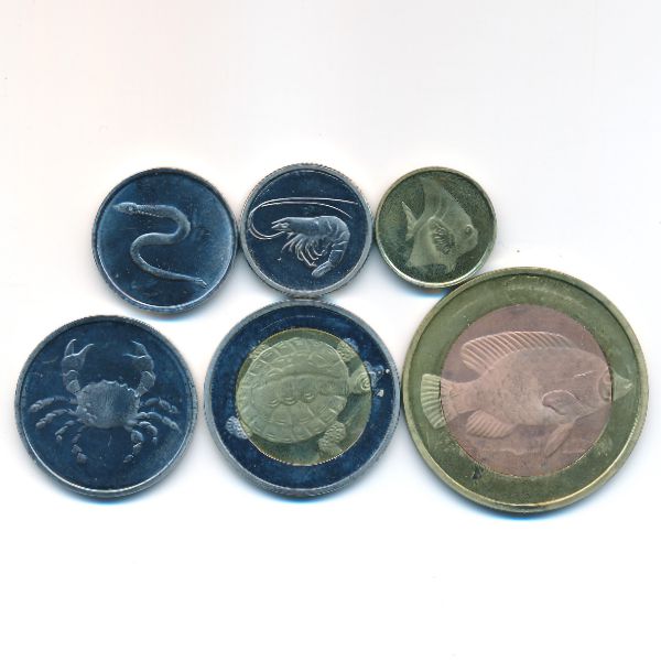 Остров Кориско., Набор монет (2013 г.)