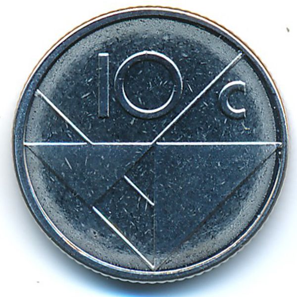 Аруба, 10 центов (2012 г.)