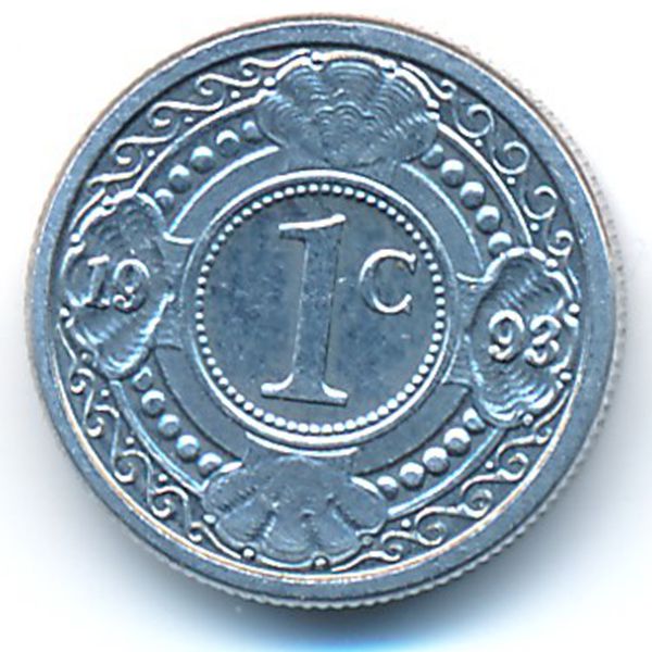 Антильские острова, 1 цент (1993 г.)