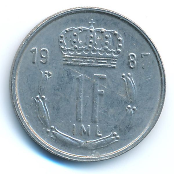 Люксембург, 1 франк (1987 г.)
