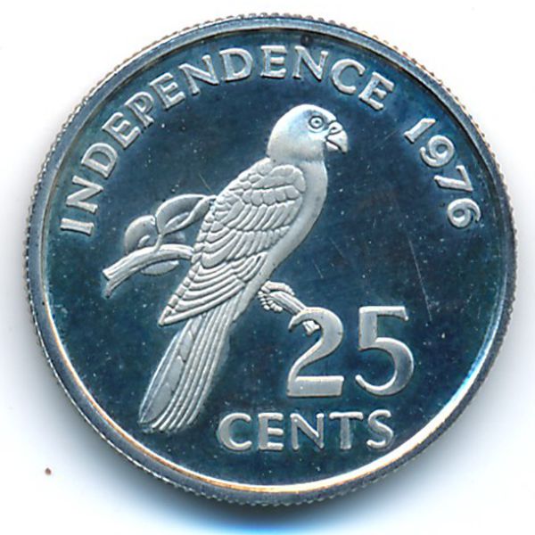 Сейшелы, 25 центов (1976 г.)