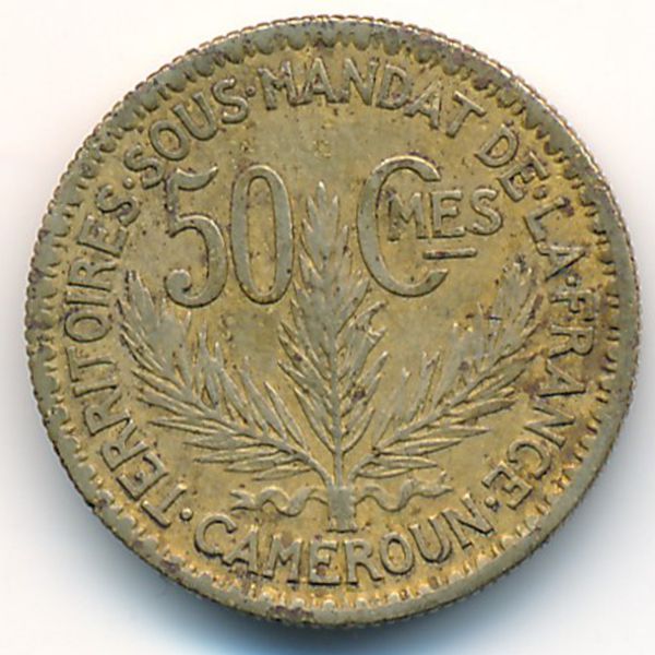 Камерун, 50 сентим (1925 г.)