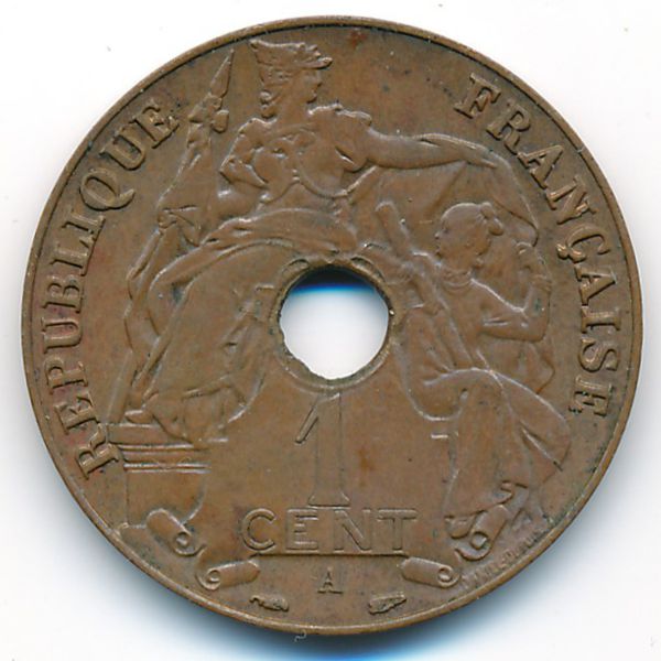 Французский Индокитай, 1 цент (1939 г.)