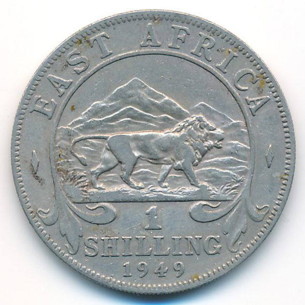 Восточная Африка, 1 шиллинг (1949 г.)