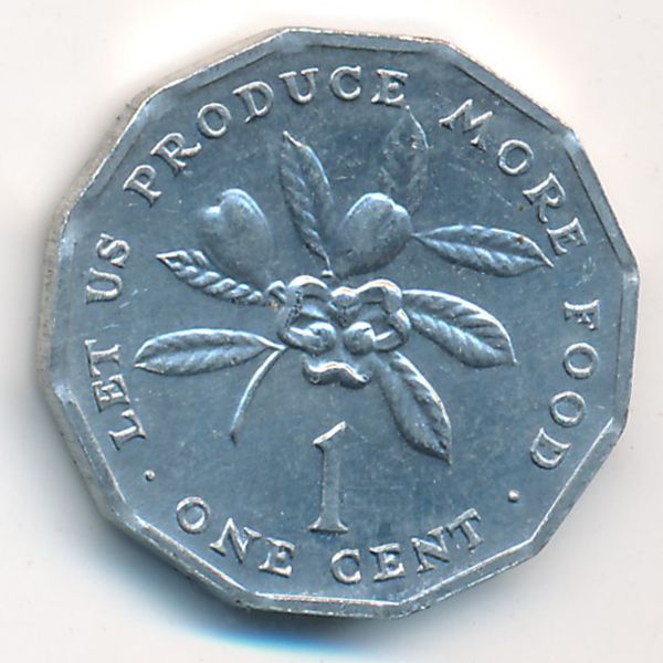 Ямайка, 1 цент (1975 г.)