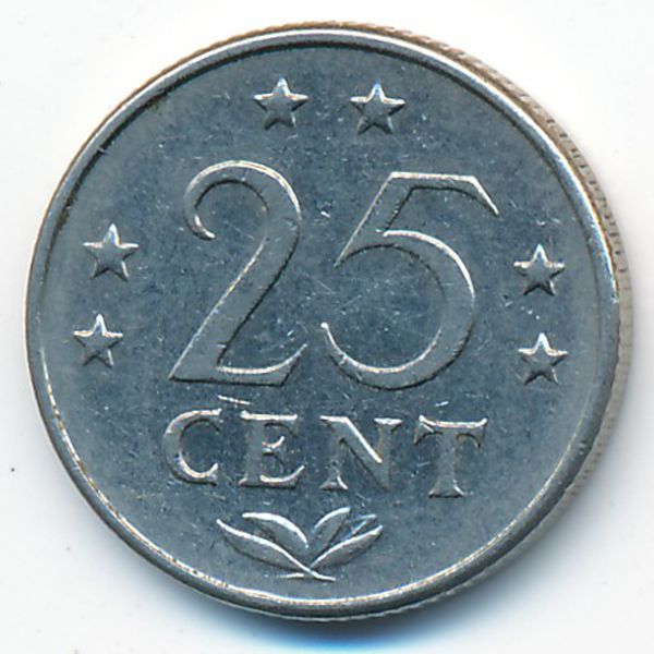 Антильские острова, 25 центов (1971 г.)