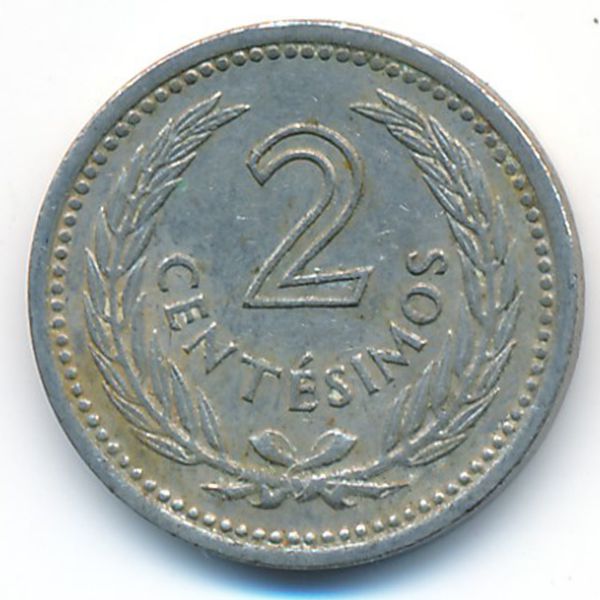 Уругвай, 2 сентесимо (1953 г.)
