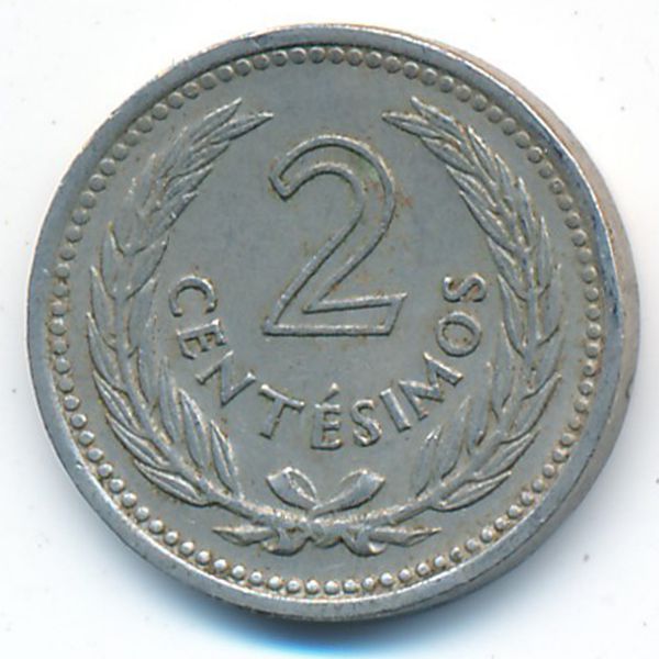 Уругвай, 2 сентесимо (1953 г.)
