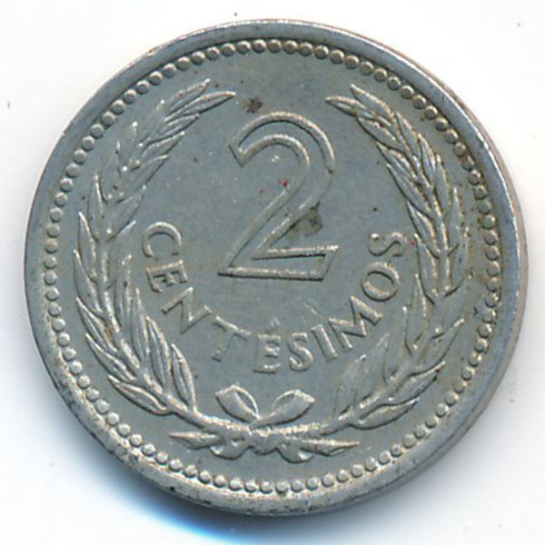 Уругвай, 2 сентесимо (1953 г.)