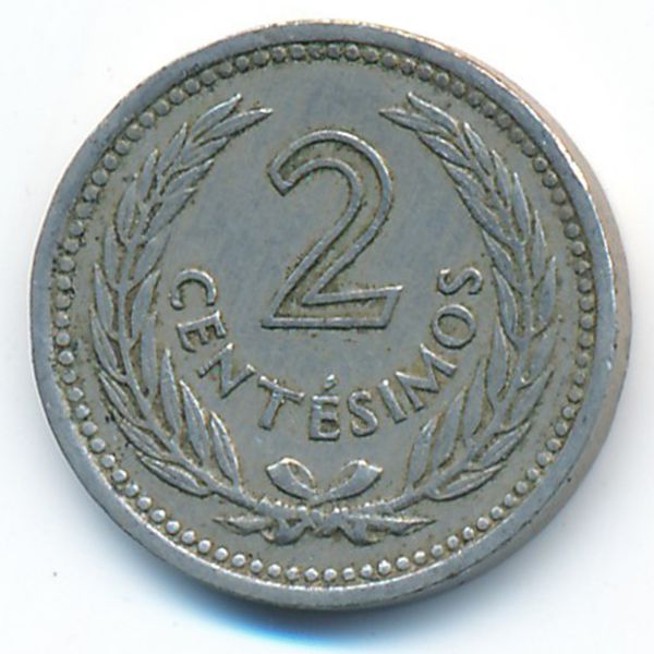 Уругвай, 2 сентесимо (1953 г.)